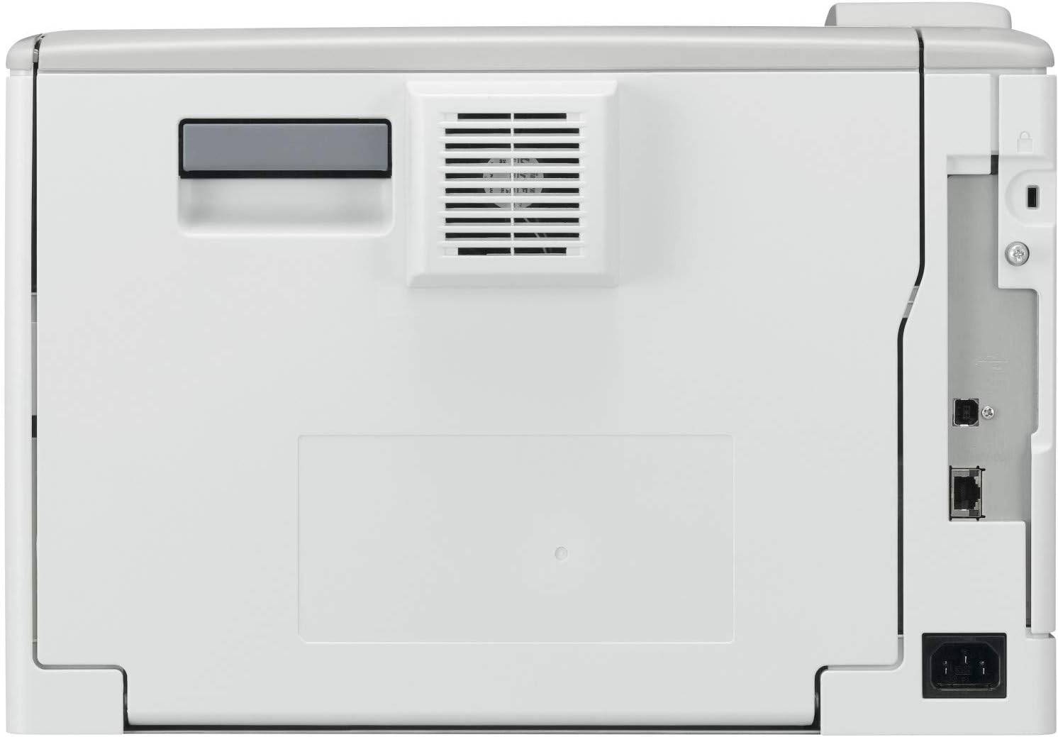 Retro della stampante Epson AL-M300 con porte di connessione. Design robusto per uso intensivo in ufficio. Retro della stampante Epson AL-M300 con porte di connessione. Design robusto per uso intensivo in ufficio.
